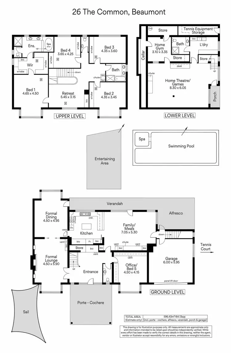 Floorplan of Homely house listing, 26 The Common, Beaumont SA 5066