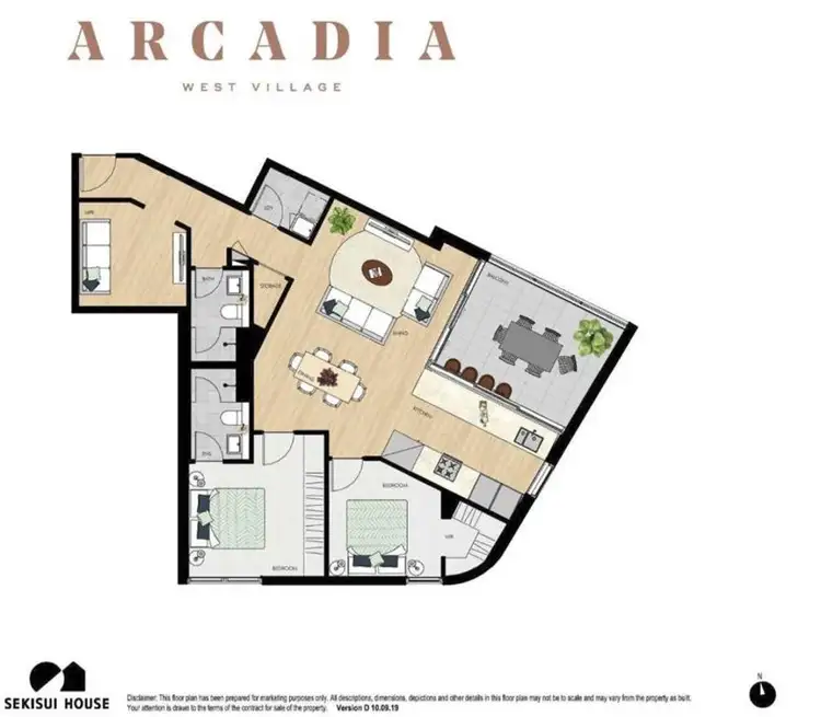 Floorplan of Homely apartment listing, 51305/21 MOLLISON ST, West End QLD 4101