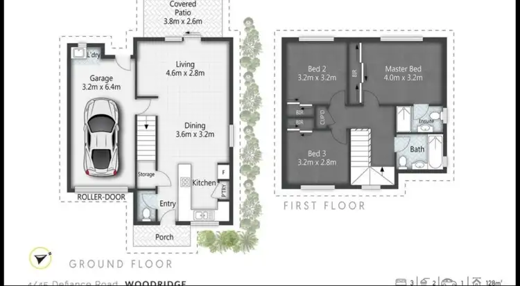 Floorplan of Homely townhouse listing, 4/45-47 Defiance Rd, Woodridge QLD 4114