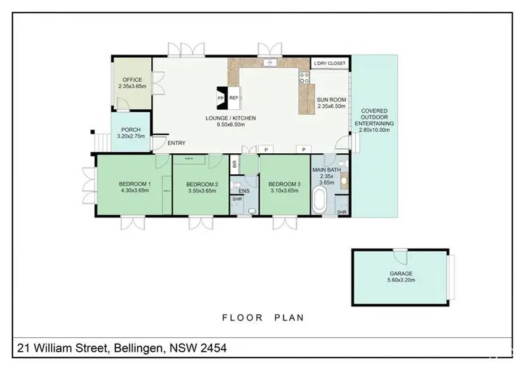 Floorplan of Homely house listing, 21 William St, Bellingen NSW 2454