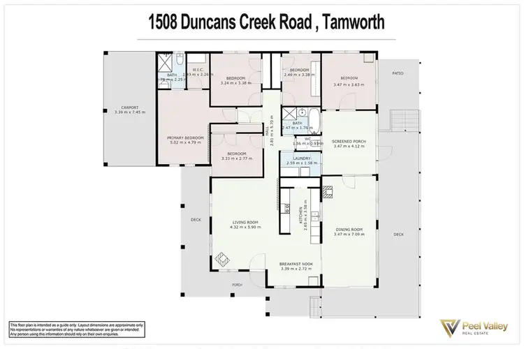 Floorplan of Homely rural property listing, 1508 Duncans Creek Road Duncans Creek, Tamworth NSW 2340