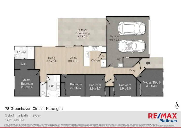 Floorplan of Homely house listing, 78 Greenhaven Circuit, Narangba QLD 4504