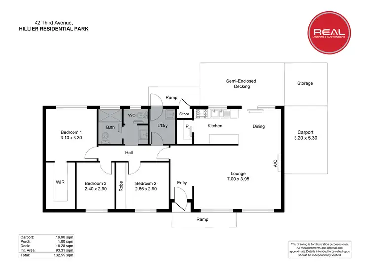 Floorplan of Homely retirement listing, 42/36 Hillier Road, Hillier SA 5116