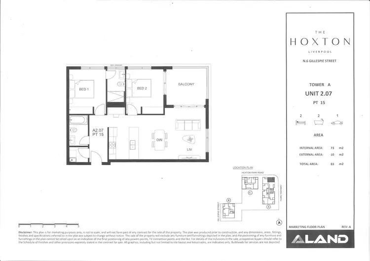 Floorplan of Homely apartment listing, 207 311 Hume highway, Liverpool NSW 2170