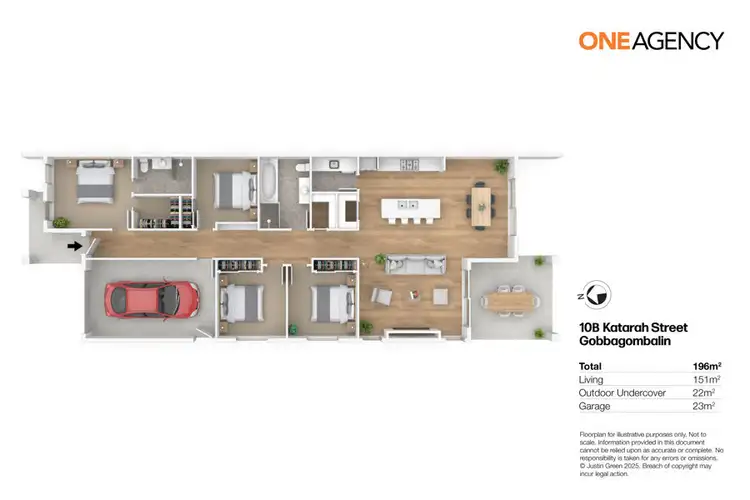 Floorplan of Homely unit listing, 10B KATARAH STREET, Gobbagombalin NSW 2650