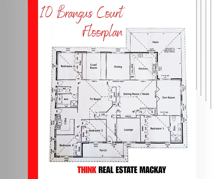 Floorplan of Homely rural property listing, 10 Brangus Court, Kuttabul QLD 4741