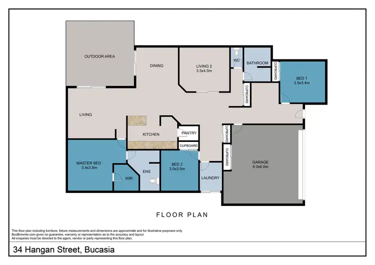 Floorplan of Homely house listing, Address available on request