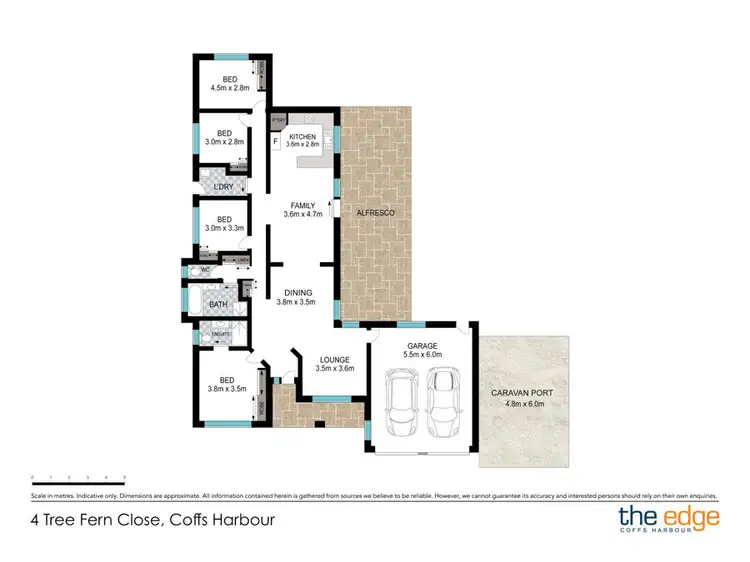 Floorplan of Homely house listing, 4 Tree Fern Close, Coffs Harbour NSW 2450