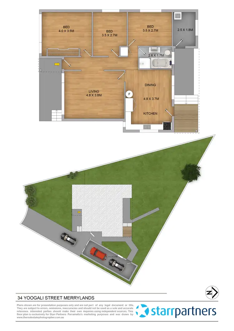 Floorplan of Homely house listing, 34 Yoogali Street, Merrylands NSW 2160