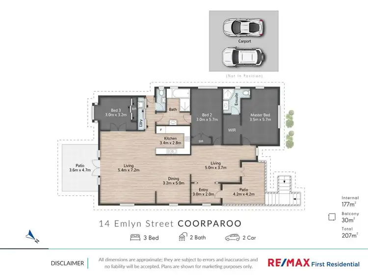 Floorplan of Homely house listing, 14 Emlyn Street, Coorparoo QLD 4151