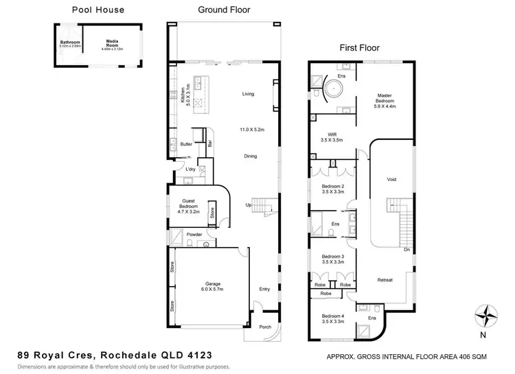 Floorplan of Homely house listing, 89 Royal Crescent, Rochedale QLD 4123
