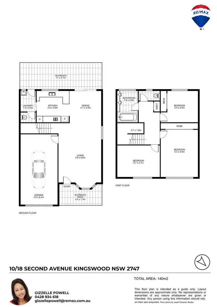 Floorplan of Homely townhouse listing, 10/18 SECOND AVENUE, Kingswood NSW 2747