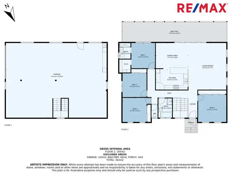 Floorplan of Homely house listing, 24 James Whalley Drive, Burnside QLD 4560