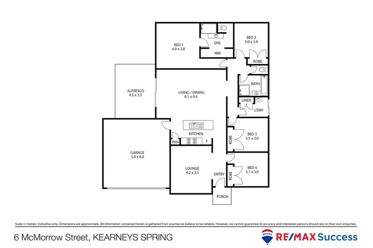 Floorplan of Homely house listing, 6 McMorrow Street, Kearneys Spring QLD 4350