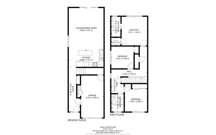Floorplan of Homely apartment listing, 14/81 Vacy Street, Newtown QLD 4350