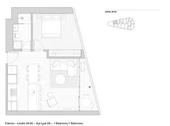 Floorplan of Homely apartment listing, 2909/179 Alfred Street, Fortitude Valley QLD 4006