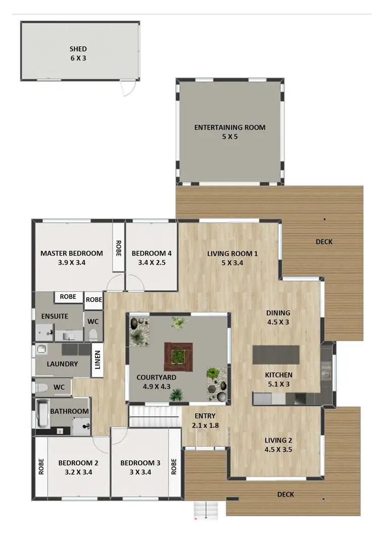 Floorplan of Homely house listing, 11 Percy Court, Glenella QLD 4740