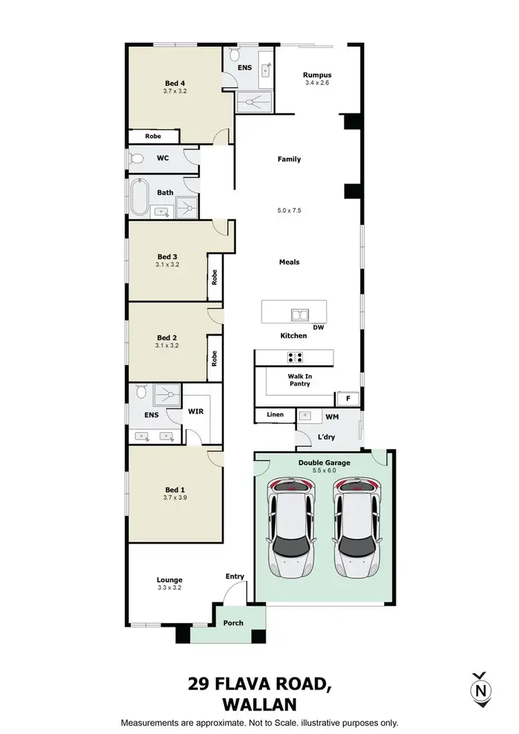 Floorplan of Homely house listing, 29 Flava Road, Wallan VIC 3756