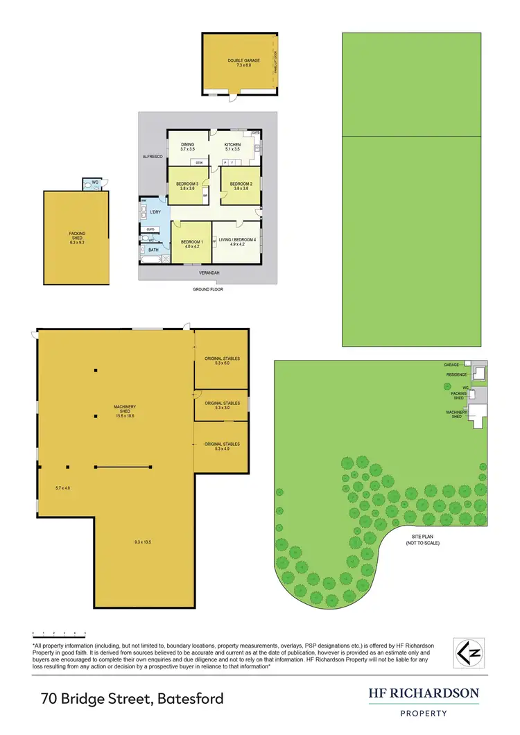 Floorplan of Homely rural property listing, 70 Bridge Street, Batesford VIC 3213