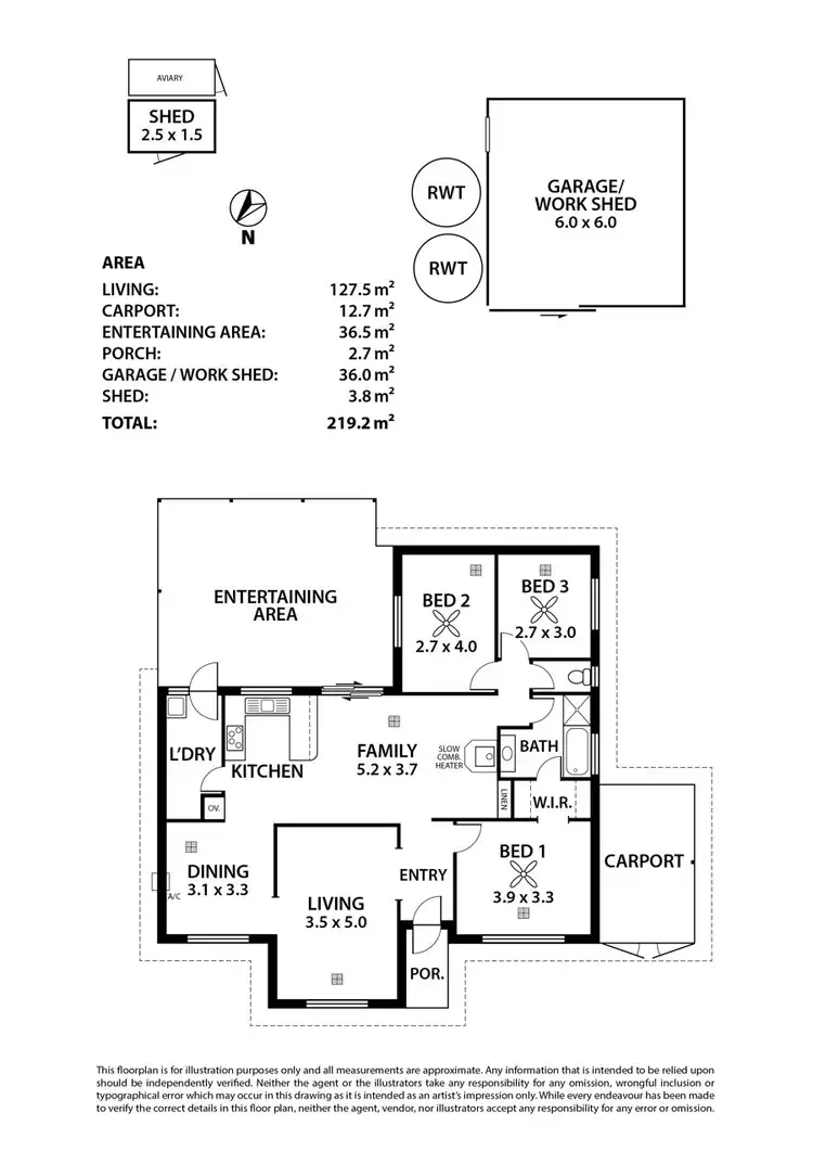 Floorplan of Homely house listing, 7 Long Island Road, Murray Bridge SA 5253