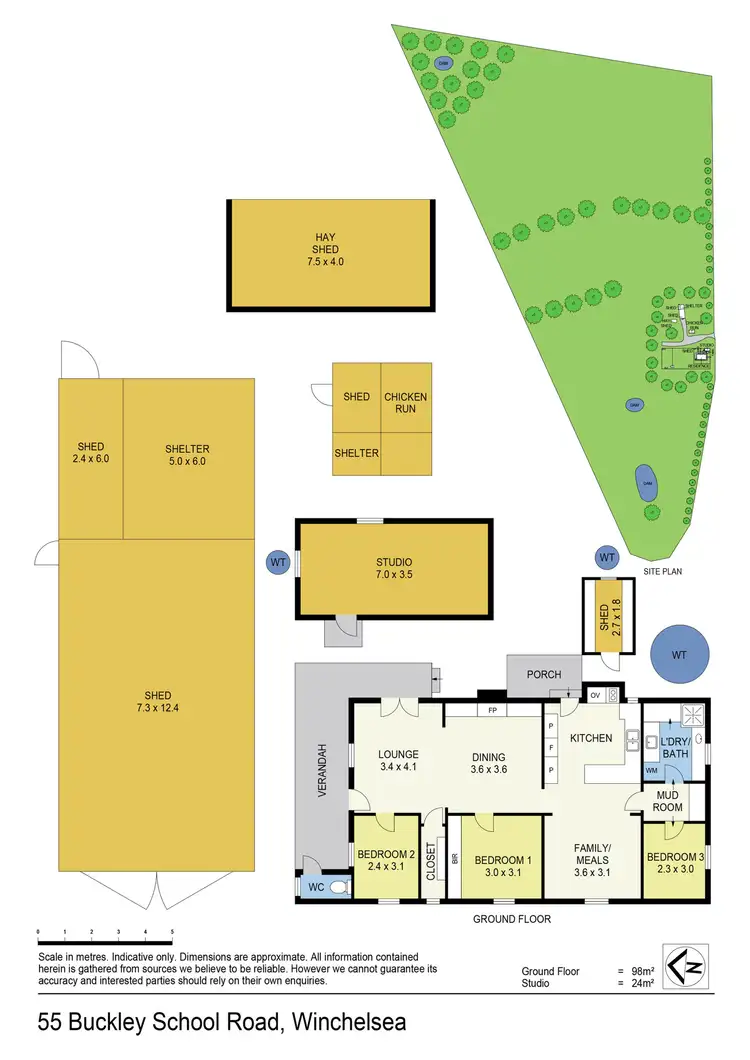 Floorplan of Homely rural property listing, 55 Buckley School Road, Winchelsea VIC 3241