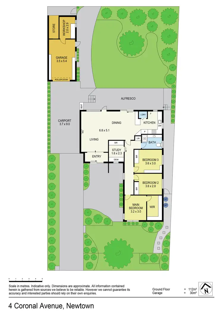 Floorplan of Homely house listing, 4 Coronal Avenue, Newtown VIC 3220