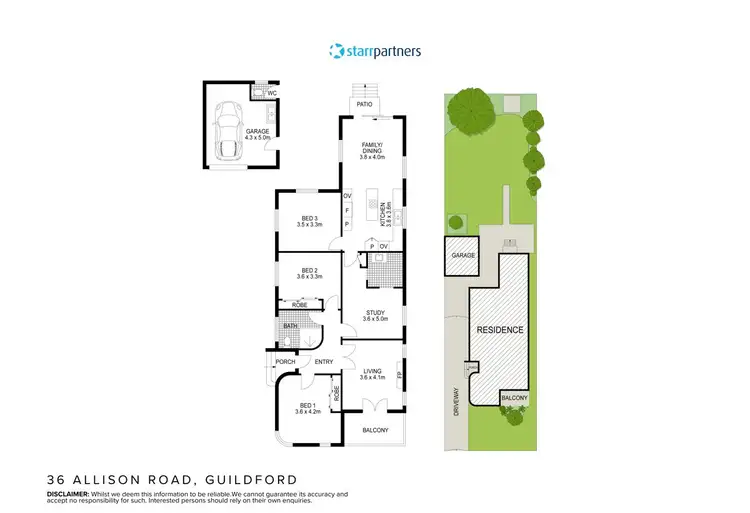 Floorplan of Homely house listing, 36 Allison Road, Guildford NSW 2161