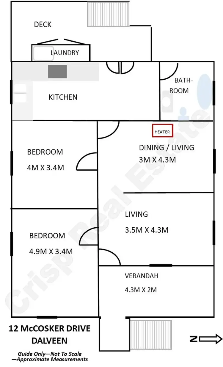 Floorplan of Homely house listing, 12 McCosker Drive, Dalveen QLD 4374