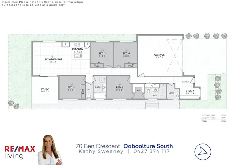 Floorplan of Homely house listing, 70 Ben Crescent, Caboolture South QLD 4510