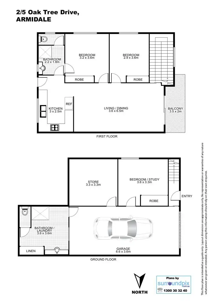 Floorplan of Homely house listing, 2/5 Oak Tree Drive, Armidale NSW 2350