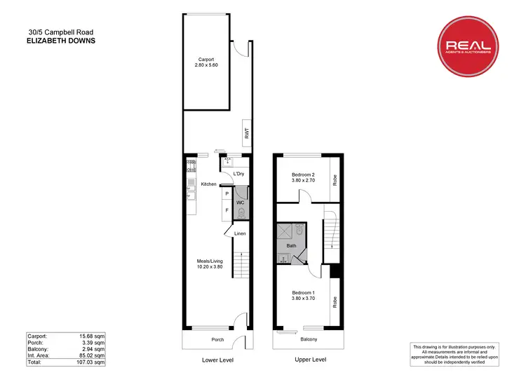 Floorplan of Homely house listing, 30/5 Campbell Rd, Elizabeth Downs SA 5113