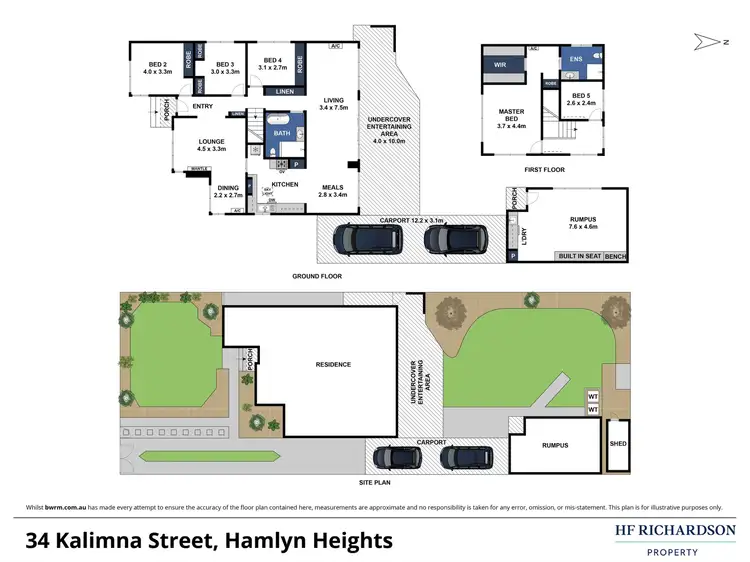 Floorplan of Homely house listing, 34 Kalimna Street, Hamlyn Heights VIC 3215