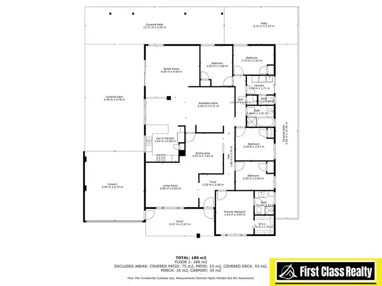 Floorplan of Homely house listing, 4 Cherub Close, Ballajura WA 6066