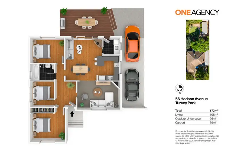 Floorplan of Homely house listing, 56 HODSON AVENUE, Turvey Park NSW 2650