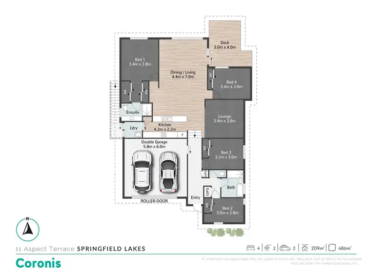 Floorplan of Homely house listing, 11 Aspect Terrace, Springfield Lakes QLD 4300
