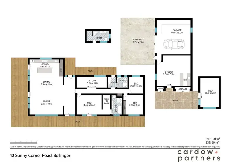 Floorplan of Homely rural property listing, 42 Sunny Corner Road, Bellingen NSW 2454