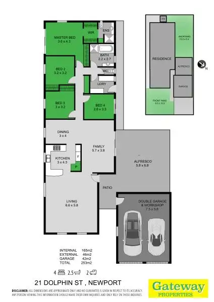 Floorplan of Homely house listing, 21 Dolphin Street, Newport QLD 4020