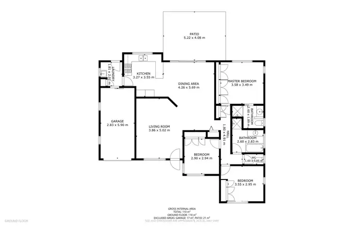 Floorplan of Homely house listing, 19 Osborne Court, Kearneys Spring QLD 4350
