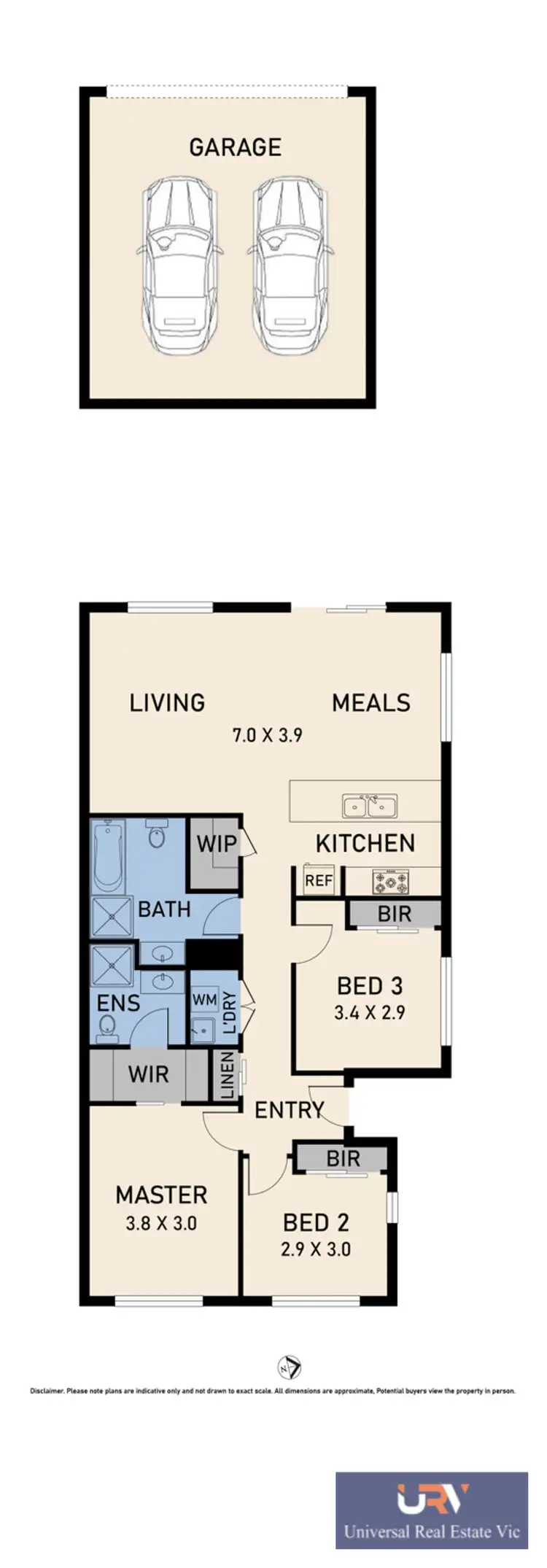 Floorplan of Homely house listing, 15 Olivetree Loop, Craigieburn VIC 3064
