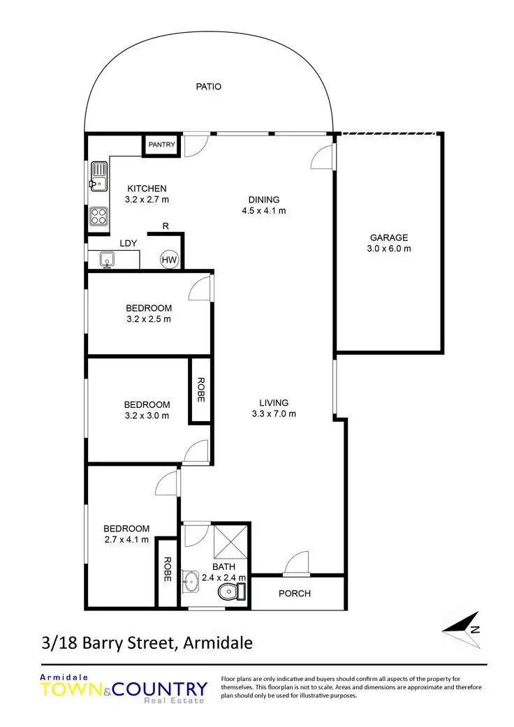 Floorplan of Homely house listing, 3/18 Barry Street, Armidale NSW 2350