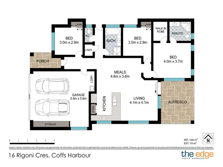 Floorplan of Homely house listing, 16 Rigoni Crescent, Coffs Harbour NSW 2450