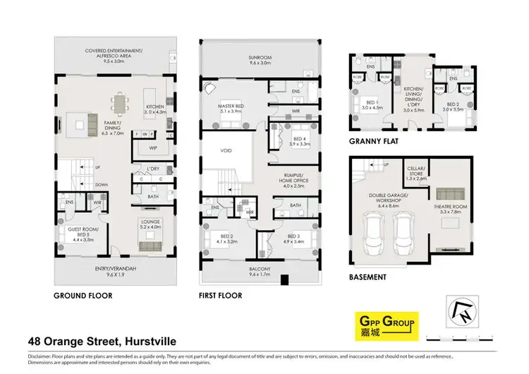 Floorplan of Homely house listing, 48 Orange Street, Hurstville NSW 2220