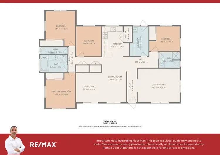 Floorplan of Homely rural property listing, 25 BALFOUR STREET, Mount Larcom QLD 4695