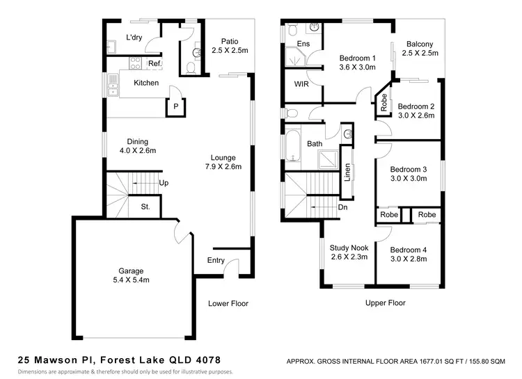 Floorplan of Homely house listing, 25 Mawson Pl, Forest Lake QLD 4078
