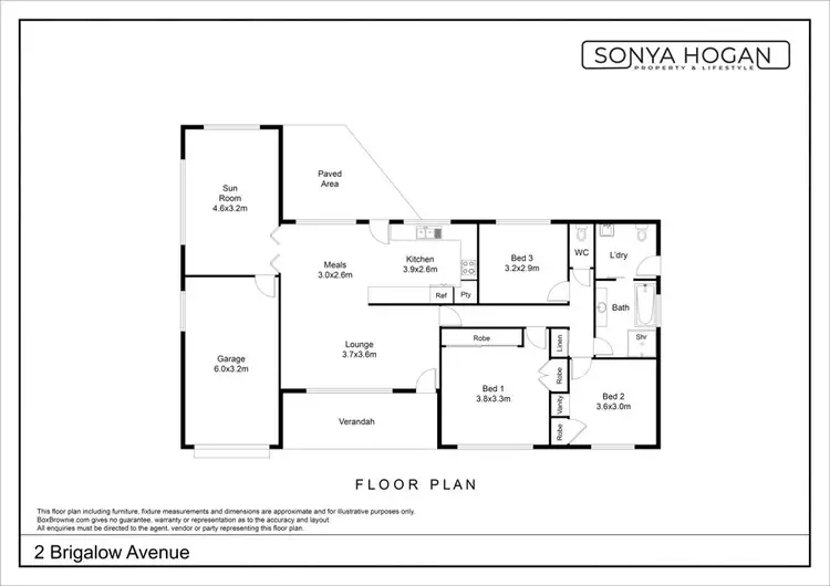 Floorplan of Homely house listing, 2 Brigalow Avenue, Dubbo NSW 2830