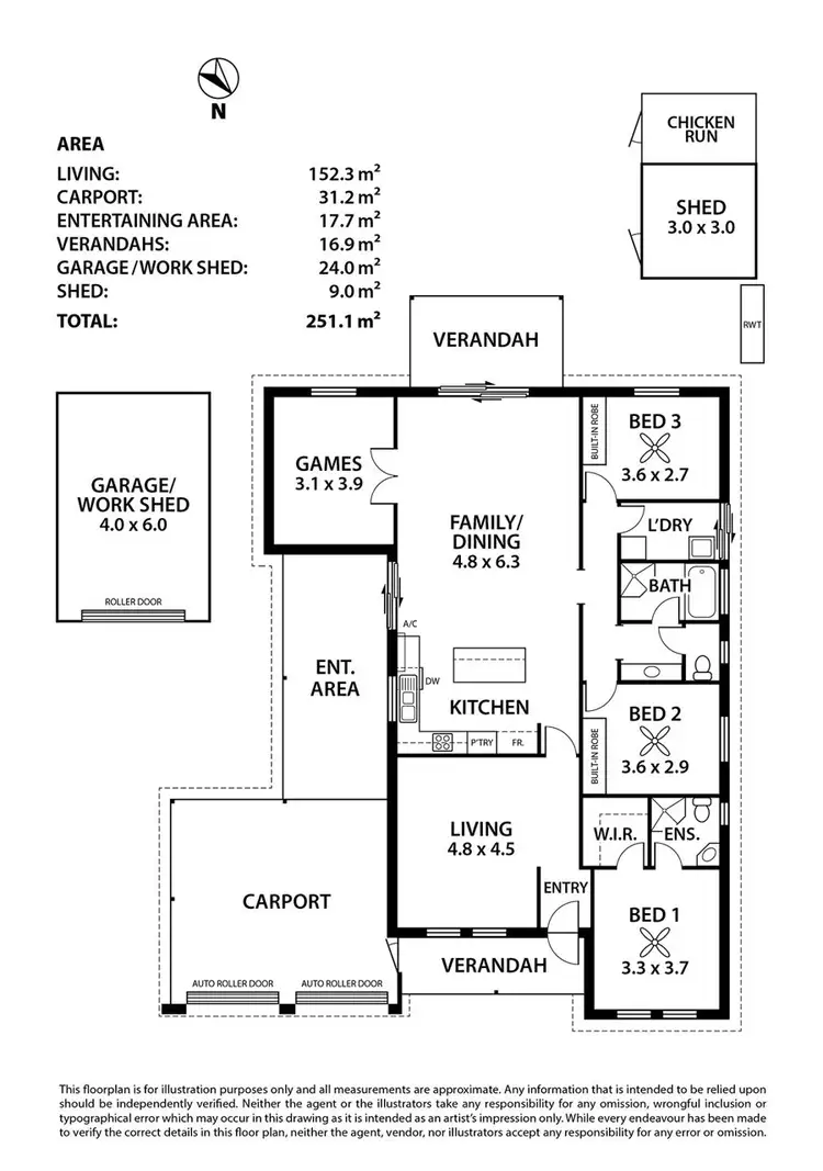 Floorplan of Homely house listing, 12 Melaleuca, Murray Bridge SA 5253
