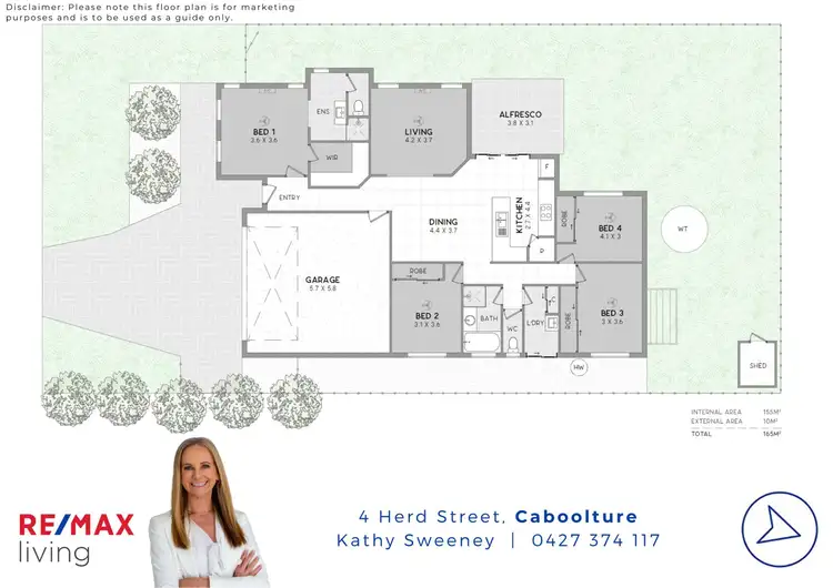 Floorplan of Homely house listing, 4 Herd Street, Caboolture QLD 4510