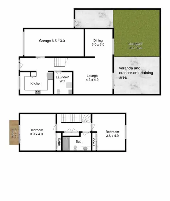 Floorplan of Homely townhouse listing, 51 280 Handford Rd, Taigum QLD 4018