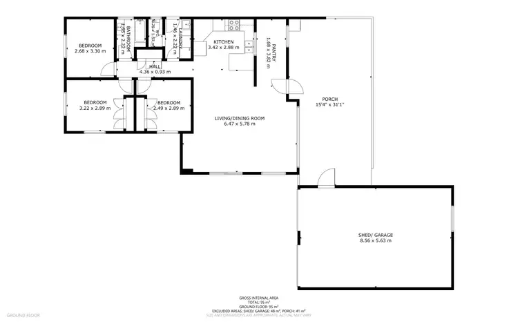 Floorplan of Homely house listing, 29 William Street, Cambooya QLD 4358
