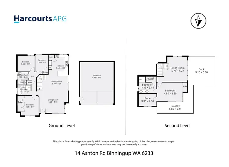 Floorplan of Homely house listing, 14 Ashton Road, Binningup WA 6233